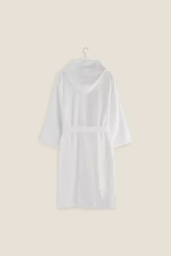Textura Albornoz rizo algodón capucha unisex