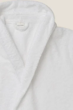 Textura Albornoz rizo algodón capucha unisex