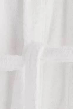 Textura Albornoz rizo algodón capucha unisex