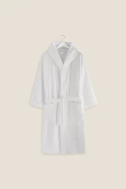 Textura Albornoz rizo algodón capucha unisex