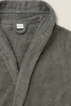 Textura Albornoz rizo algodón capucha unisex