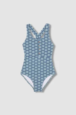 Crianças Gocco Bañador de libelulas verde
