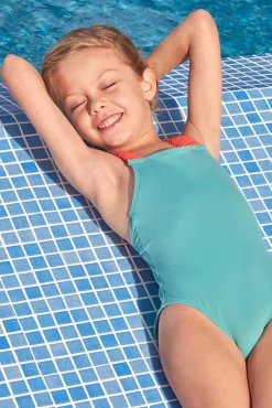 Crianças Gocco Bañador detalles fosforitos