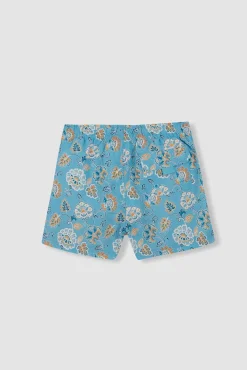 Crianças Gocco Bañador estampado flores azul claro