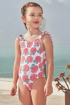 Crianças Gocco Bañador estampado hortensias