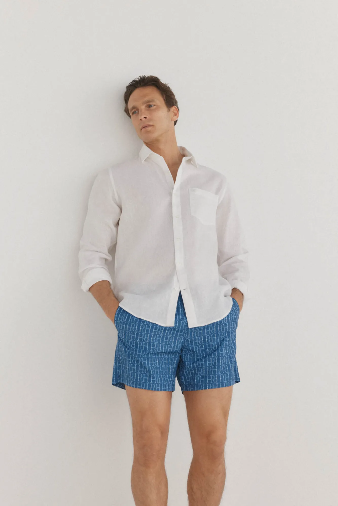 Pedro del Hierro Bañador estampado logos