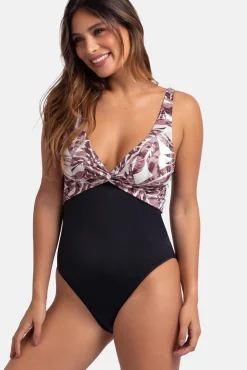 Dorina Bañador estampado negro