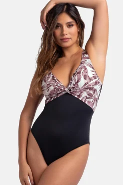 Dorina Bañador estampado negro