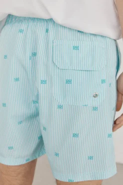 Pedro del Hierro Bañador estampado rayas logos