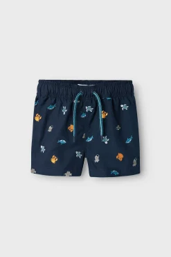 Crianças Name it Bañador niño con print bordado