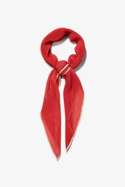 Vilanova Bandana plisada semitransparente