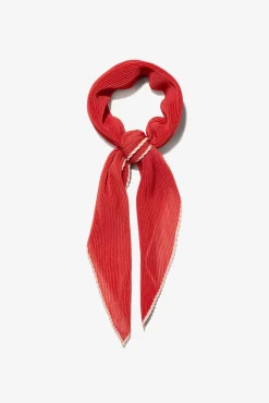 Vilanova Bandana plisada semitransparente