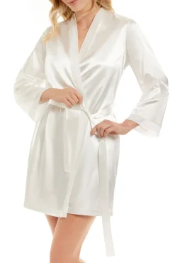 Ivette Bridal Bata corta satén cecile