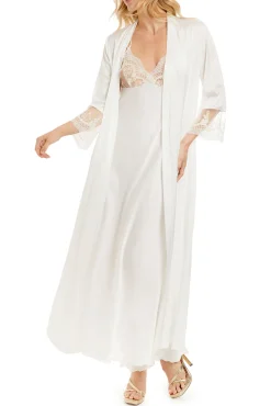 Ivette Bridal Bata larga crepe essen