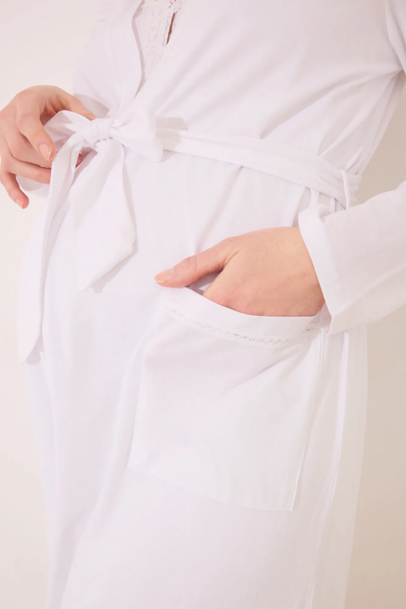 Women'secret Bata midi "maternity" blanco