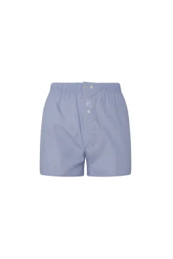 Blue fabric boxers