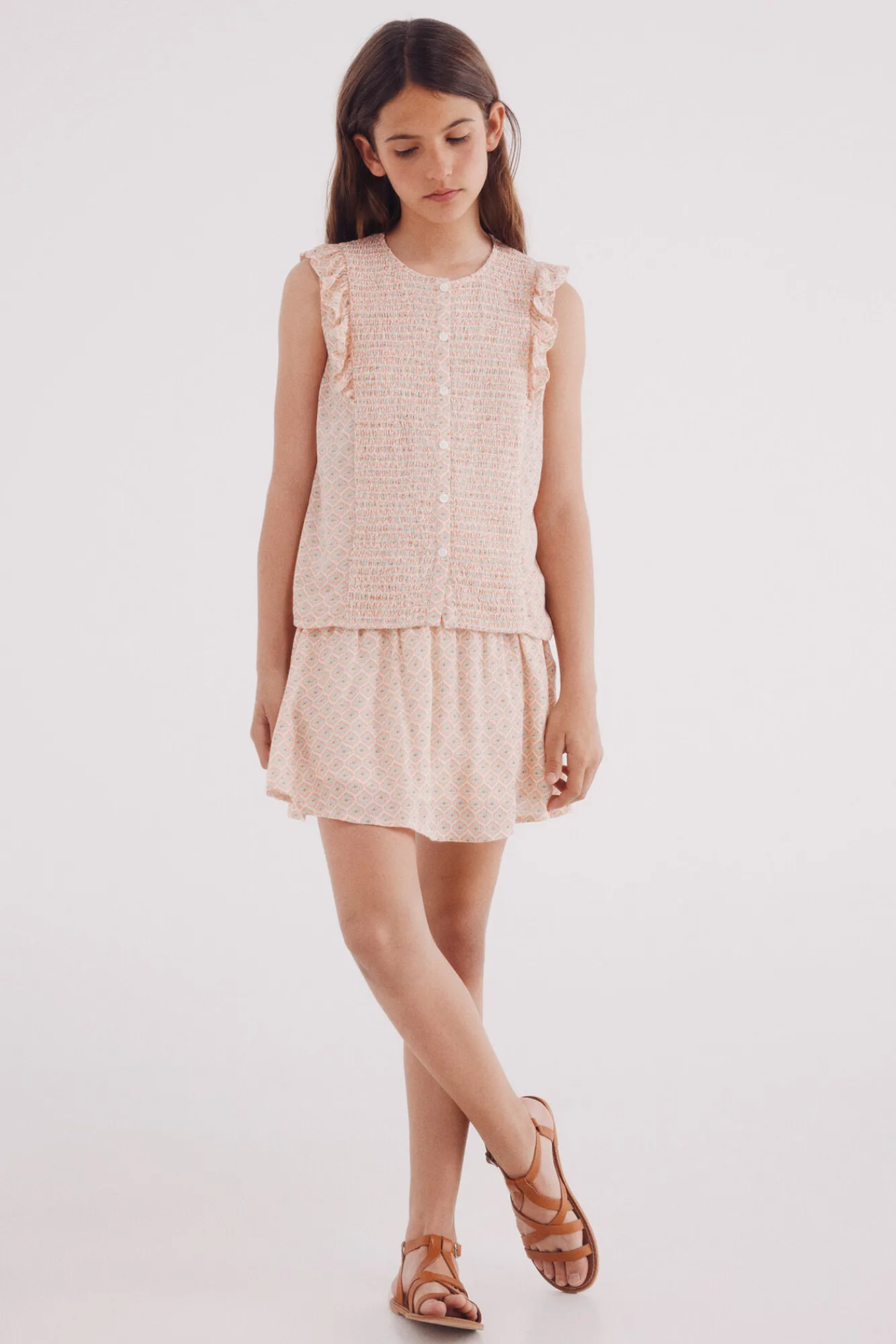 Crianças Springfield Kids Blusa corbatera para niña