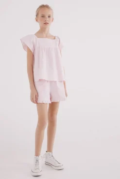 Crianças Springfield Kids Blusa rayas oxford niña