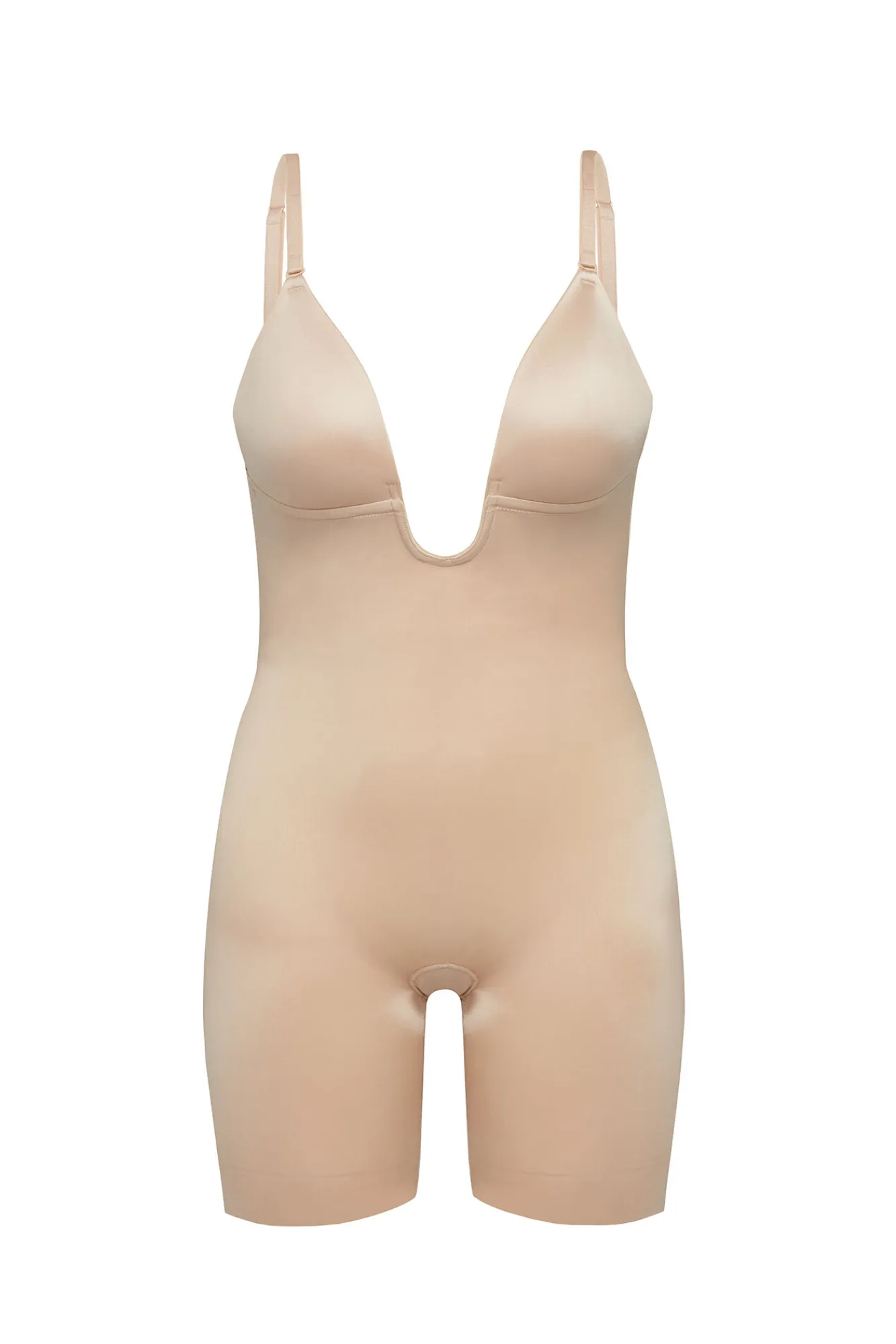 Spanx Body reductor escote U beige