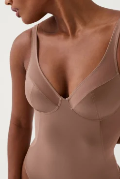 Spanx Body tanga de compresión tul y satén Shaping satin