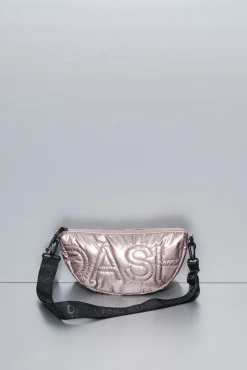 Dash and Stars Bolso bandolera nylon rosa metalizado