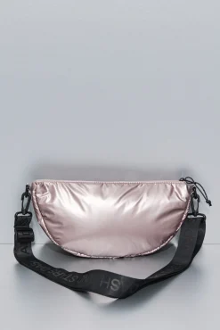 Dash and Stars Bolso bandolera nylon rosa metalizado