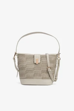 Vilanova Bolso bucket efecto paja
