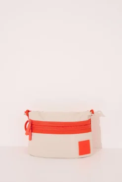 Women'secret Bolso cartera nylon beige