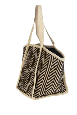 Kbas Bolso grande estampado rayas