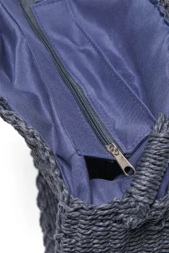 Only Bolso redondo de rafia