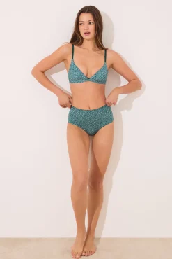 Women'secret Braga alta clásica microfibra animal print