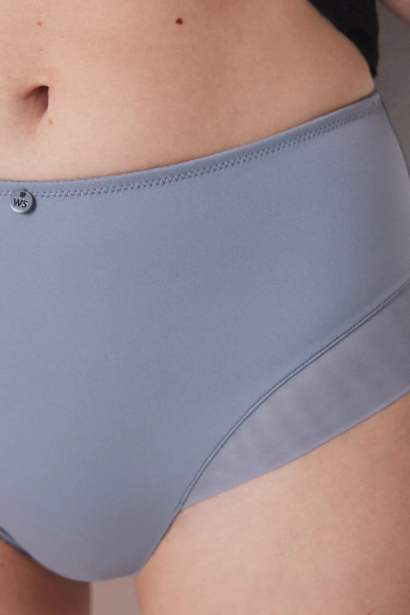 Women'secret Braga alta clásica microfibra azul