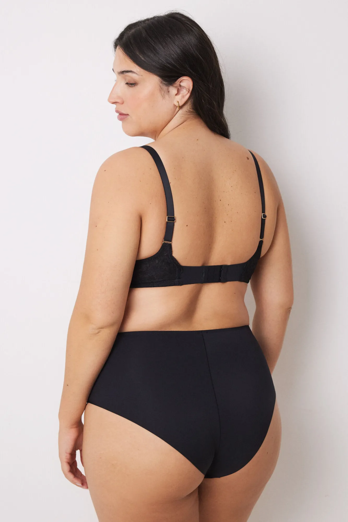 Women'secret Braga alta microfibra y encaje