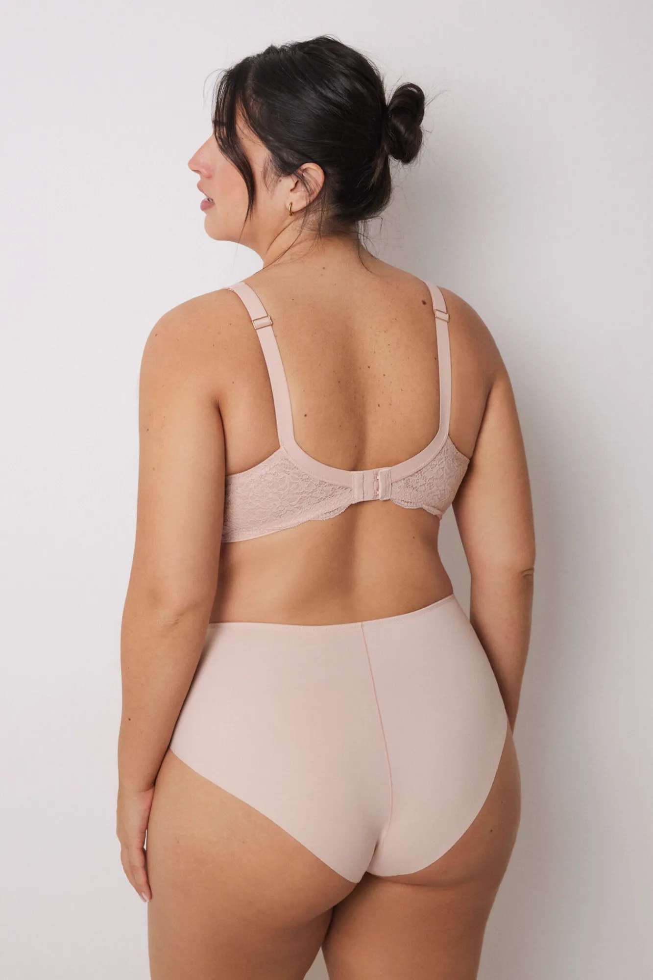 Women'secret Braga alta microfibra y encaje