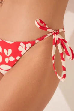 Women'secret Braga bikini reversible tiras print rojo