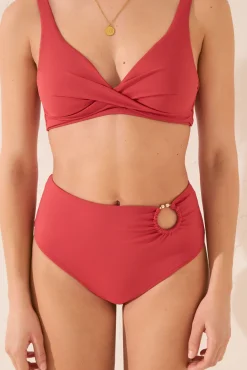 Women'secret Braga bikini alta naranja anilla