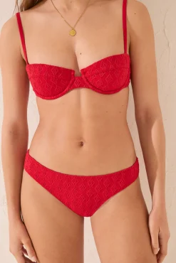 Women'secret Braga bikini clásica bordado suizo