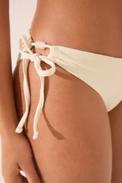 Women'secret Braga bikini clásica tiras blanco