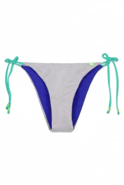 HI&BYE Braga bikini tiras metalizado