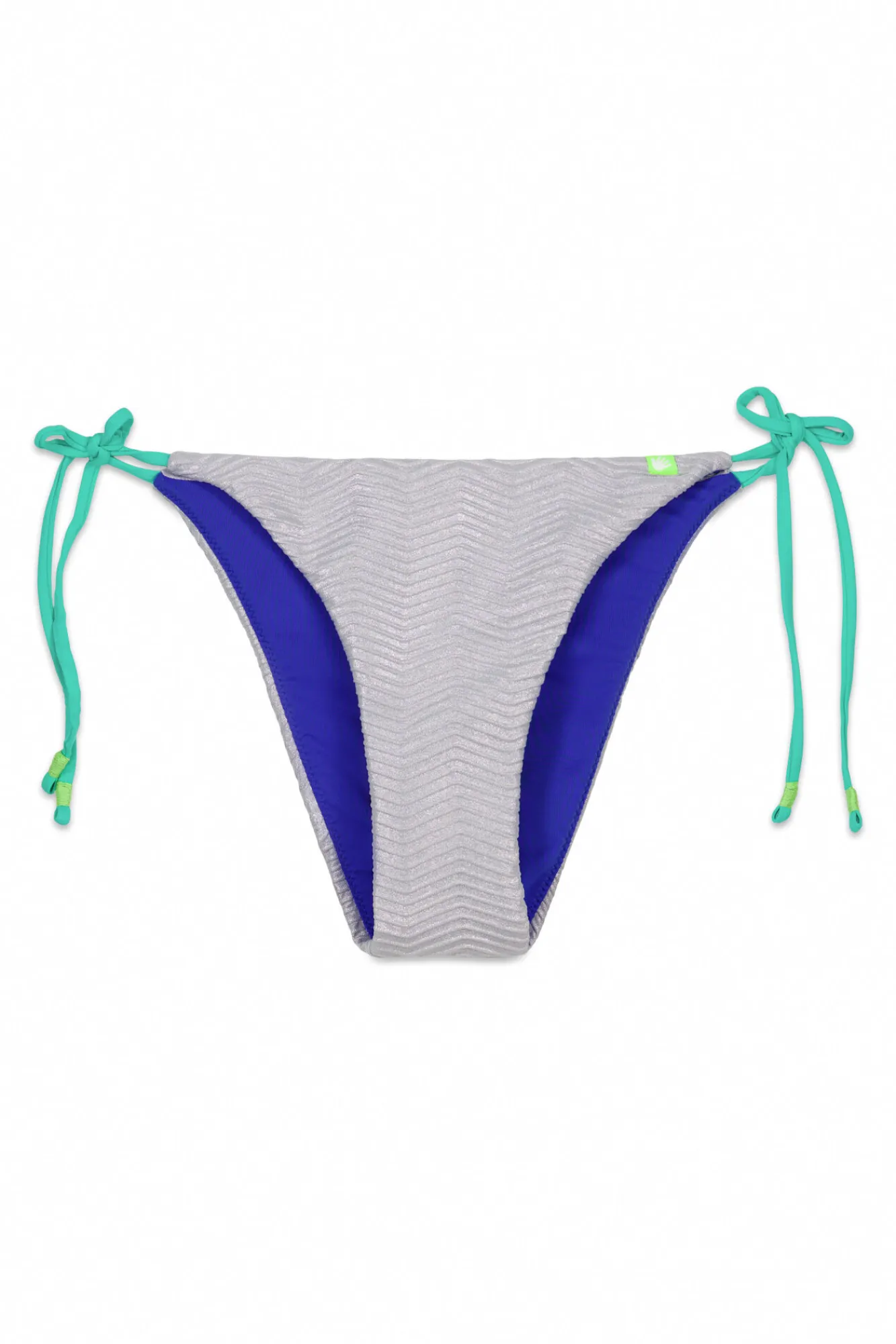 HI&BYE Braga bikini tiras metalizado