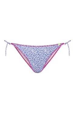 HI&BYE Braga bikini tiras leopardo azul