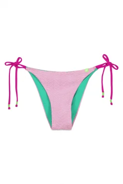 HI&BYE Braga bikini tiras metalizado