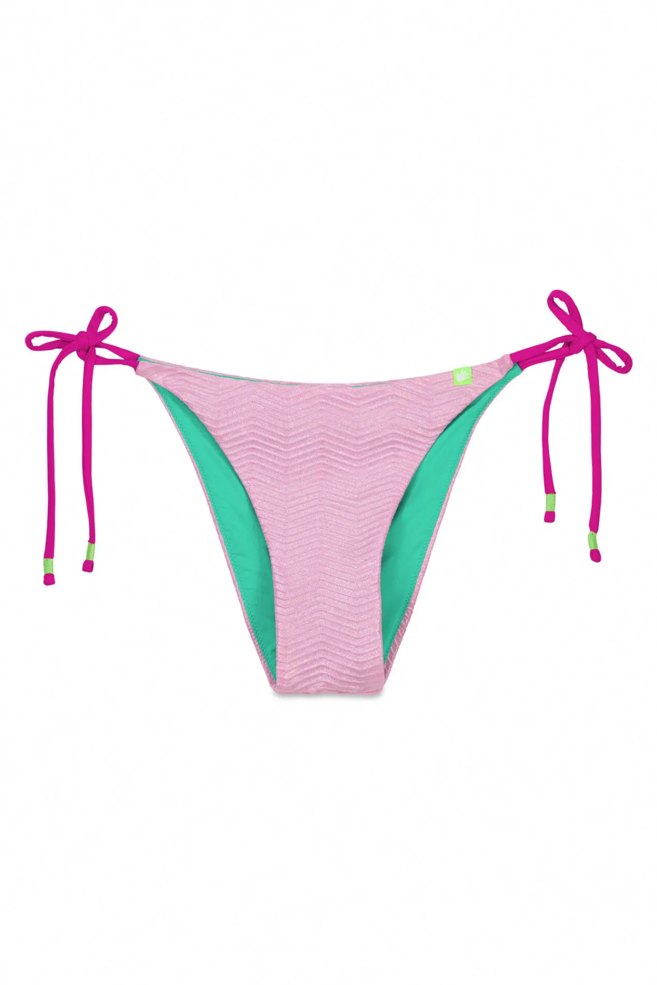 HI&BYE Braga bikini tiras metalizado