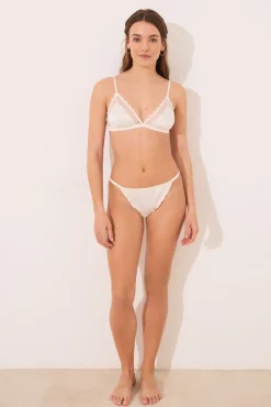 Women'secret Braga clásica blanco 