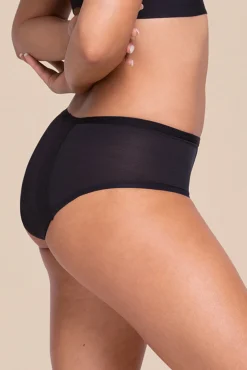 Proof Braga menstrual con malla negra – Absorción fuerte