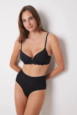 Women'secret Braga reductora alta negra