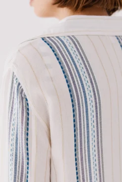 Cortefiel Caftán túnica cuello camisero