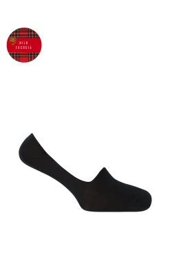 Punto Blanco Calcetines de Hilo de Escocia lisos