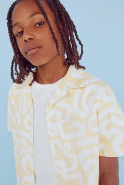 Crianças Springfield Kids Camisa geometrica niño