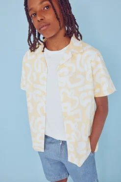 Crianças Springfield Kids Camisa geometrica niño